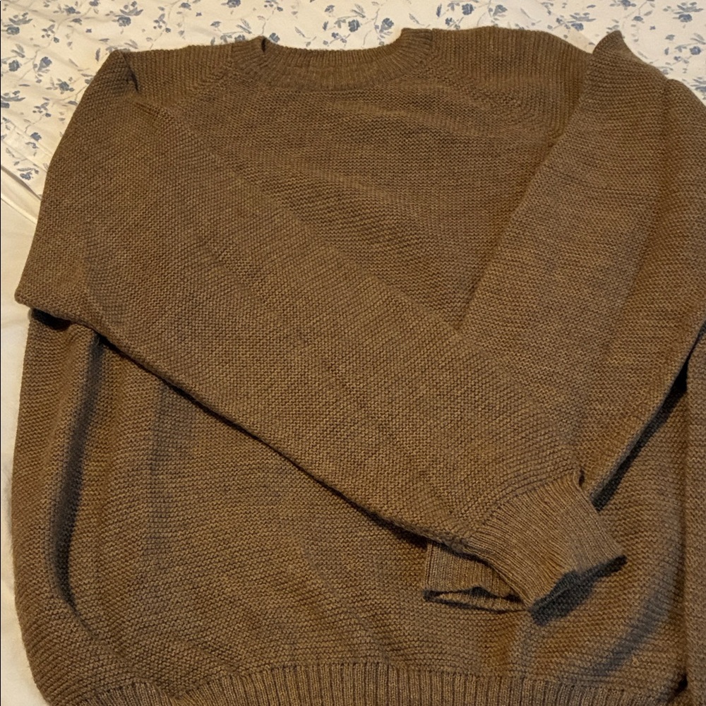 Peru Men's Brown Sweater
Baby Alpaca wool